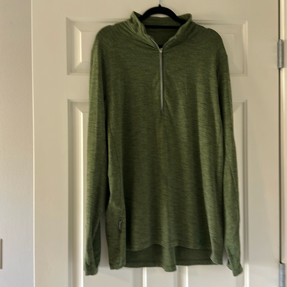 1/4 zip soft jersey material